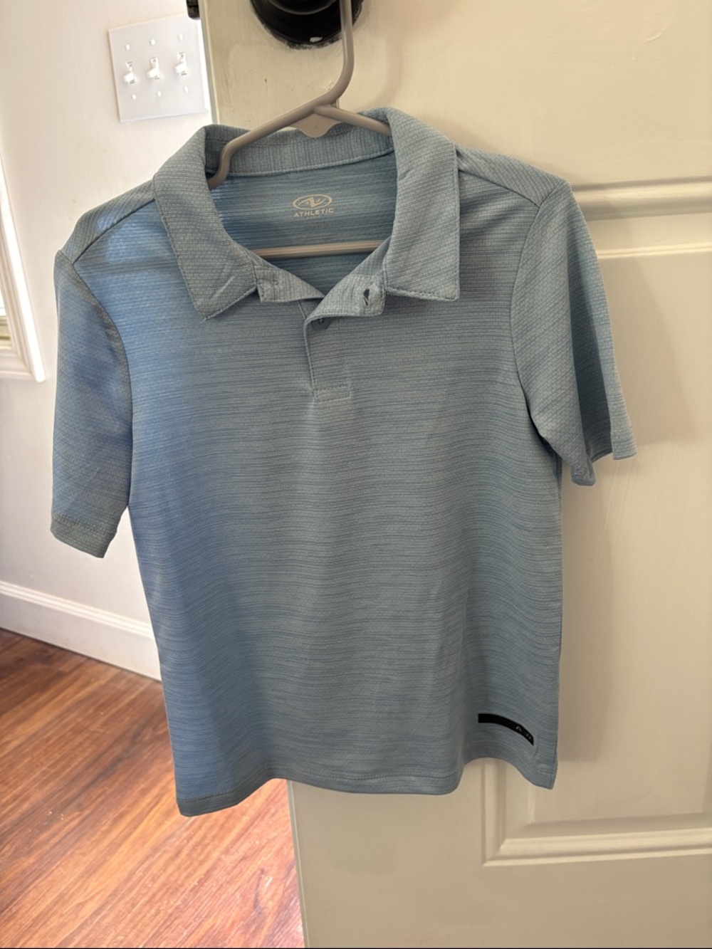 Athletic Works Light Blue Boys' Polo Shirt